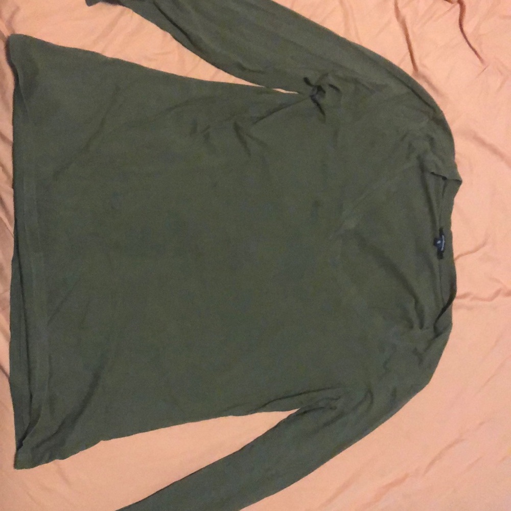 Green long sleeve shirt